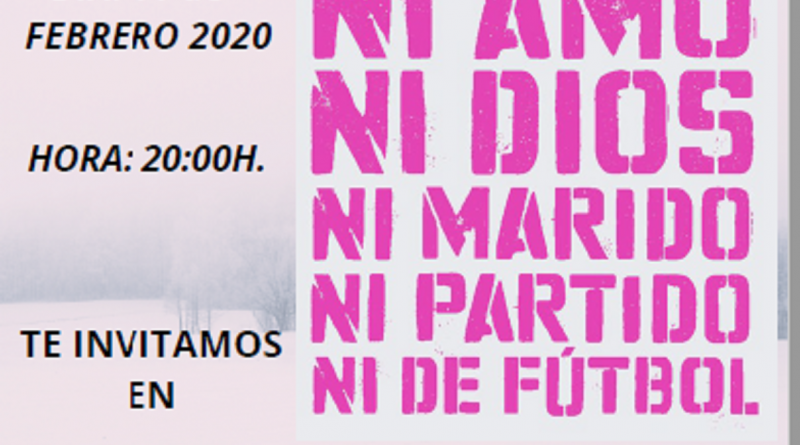 Cartel Club de Lectura del día 11 de febrero, a las 20:00h.