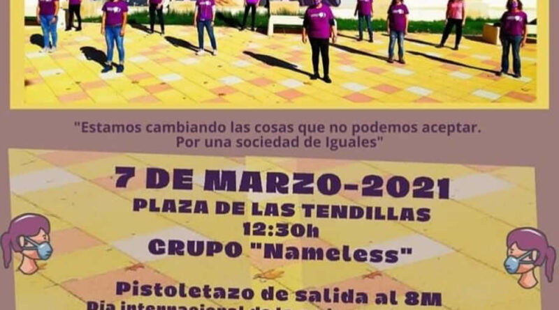 Contra el Patriarcado "Revuelta Feminista", el domingo 7 de marzo a las 12:30h.