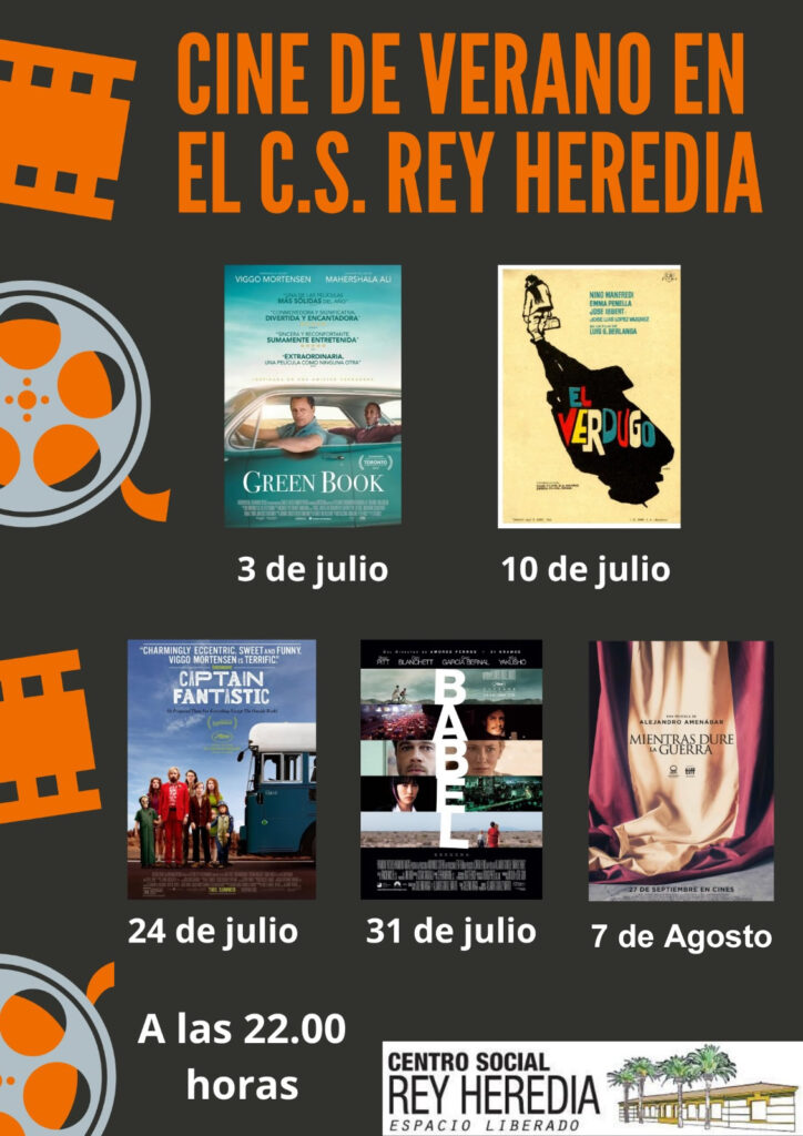 Cine de Verano en el C.S. Rey Heredia