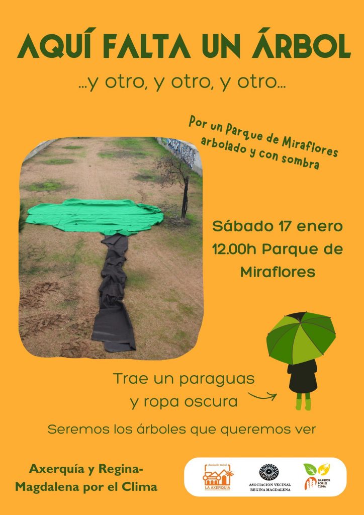 AQUÍ FALTA UN ÁRBOL EL SÁBADO 17 DE ENERO EN MIRAFLORES