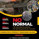 Charla-coloquio sobre “Guerras por el petróleo y transiciones fallidas” el miércoles 15 de abril a las 19 horas en la Biblioteca Central Antonio Gala de Córdoba.